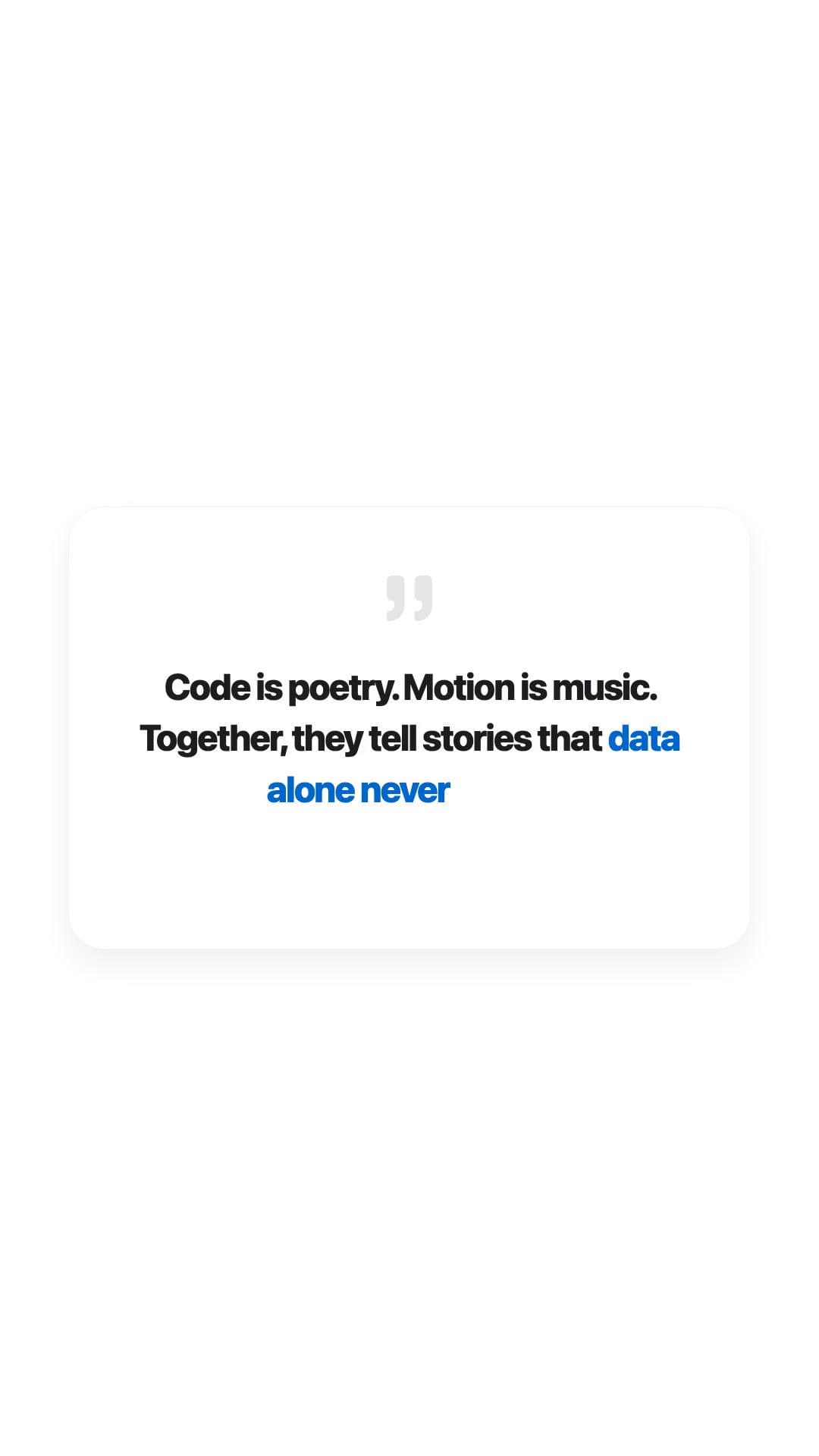 Quote Story