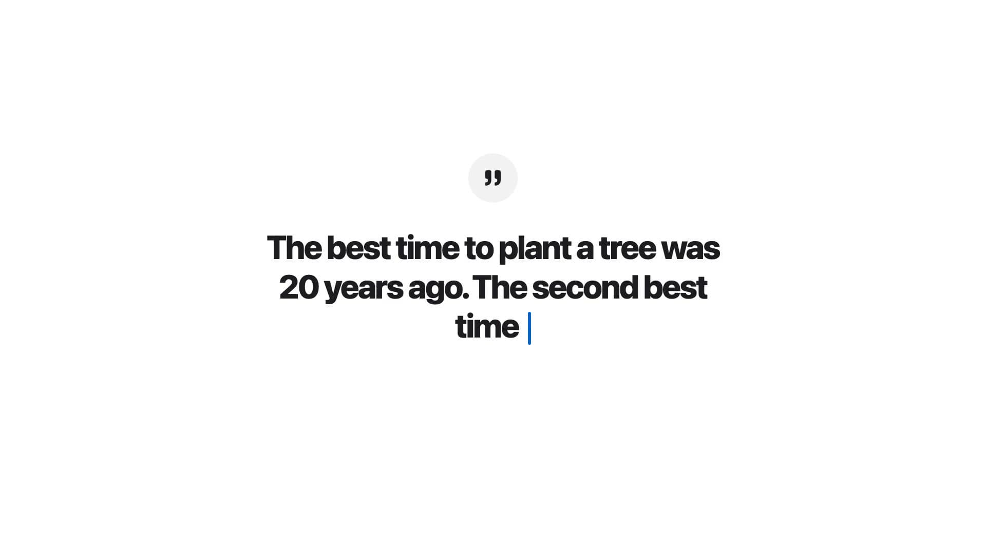 Typewriter Quote